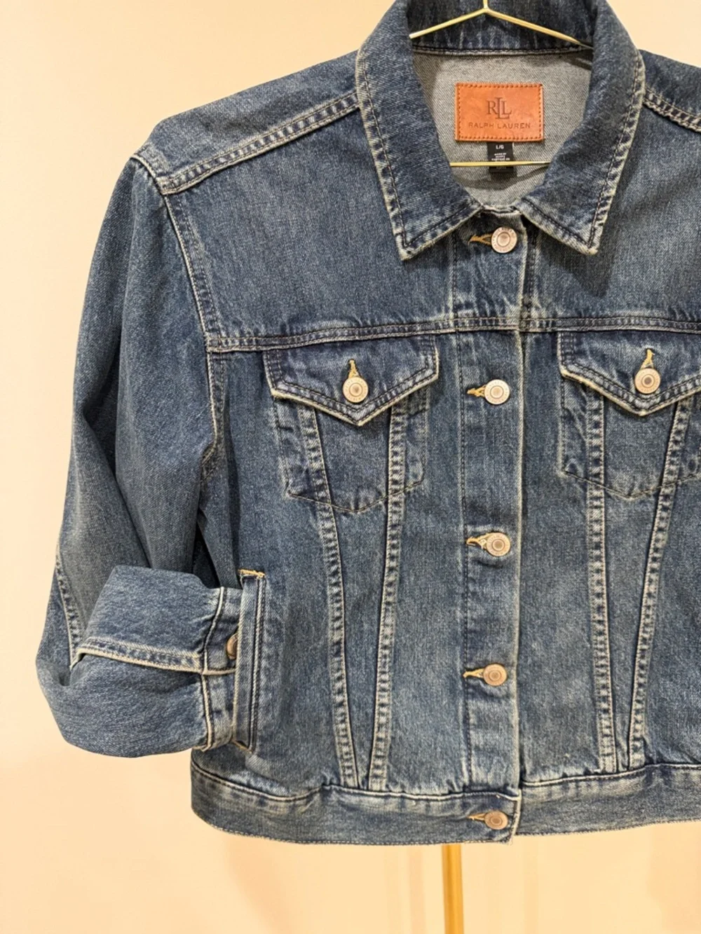 Ralph Lauren Medium Blue Denim Jacket - Picture 3 of 6
